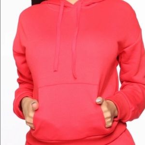 Basic Red Hoodie